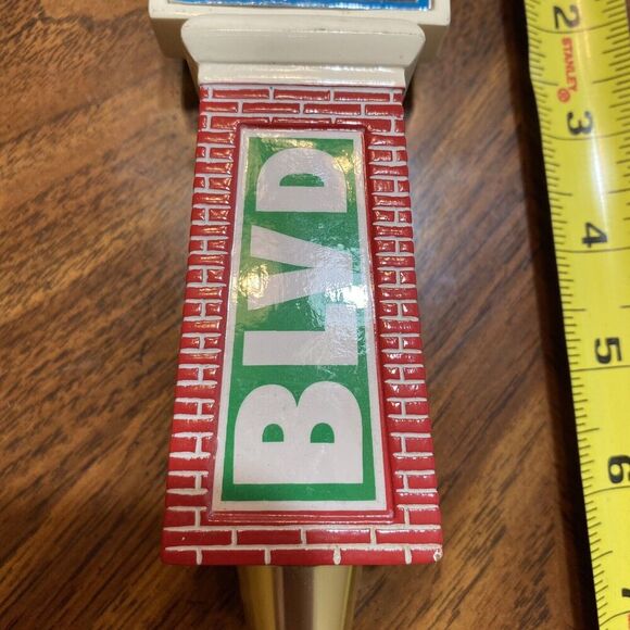 Boulevard Brewing Hibiscus Gose Beer Tap Handle BLVD Mancave Craft Beer - Picture 3 of 7